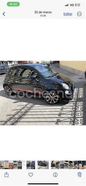 Usado Abarth 500 135 CV (99 kW) 2010 Negro Utilitario