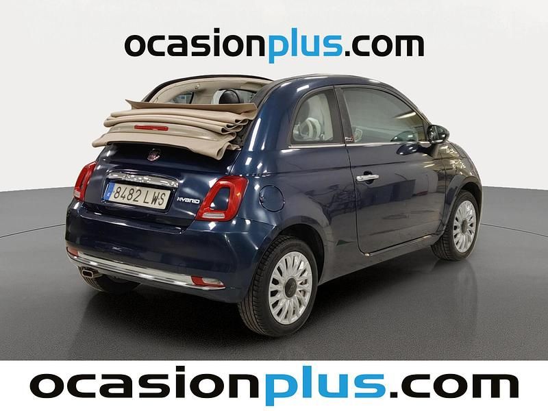 Usado Fiat 500 Dolcevita 70 CV (51 kW) 2022 Azul Descapotable
