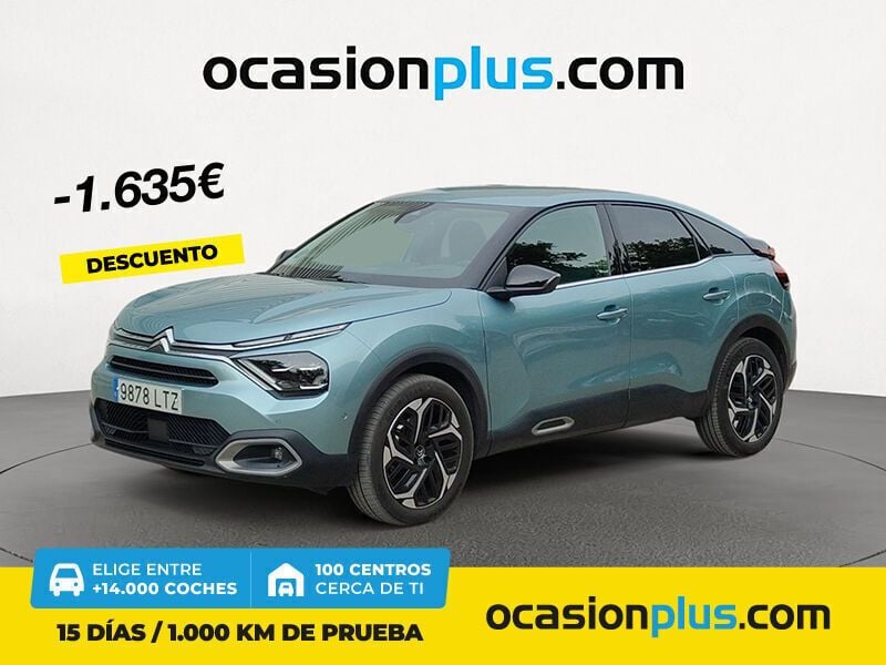 Azul Usado 2021 Citroën C4 Shine SUV | 17.990 € (Buen precio) - Imagen 1/4