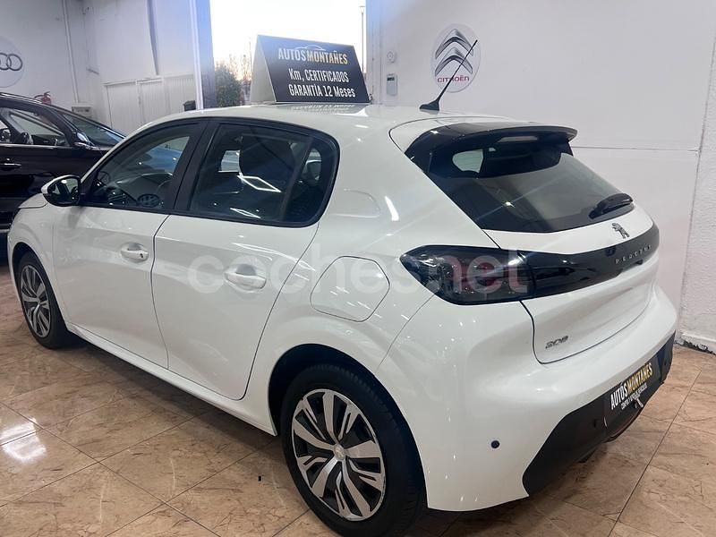 Usado Peugeot 208 Active 100 CV (73 kW) 2020 Blanco Utilitario
