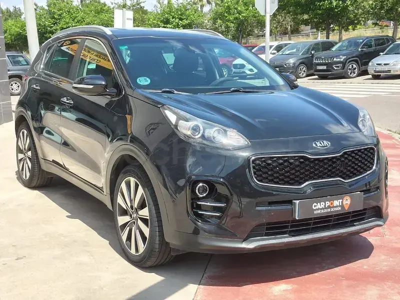Usado Kia Sportage 115 CV (84 kW) 2018 Negro SUV