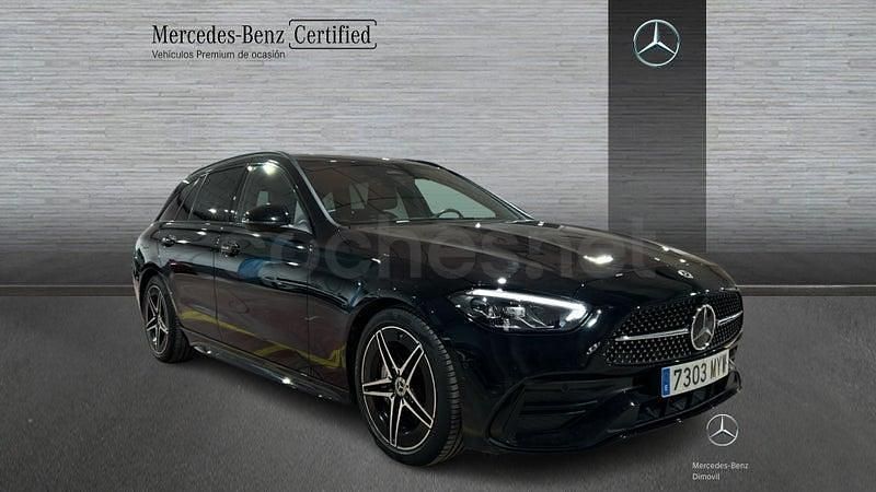 Usado Mercedes C220 200 CV (147 kW) 2024 Negro Familiar