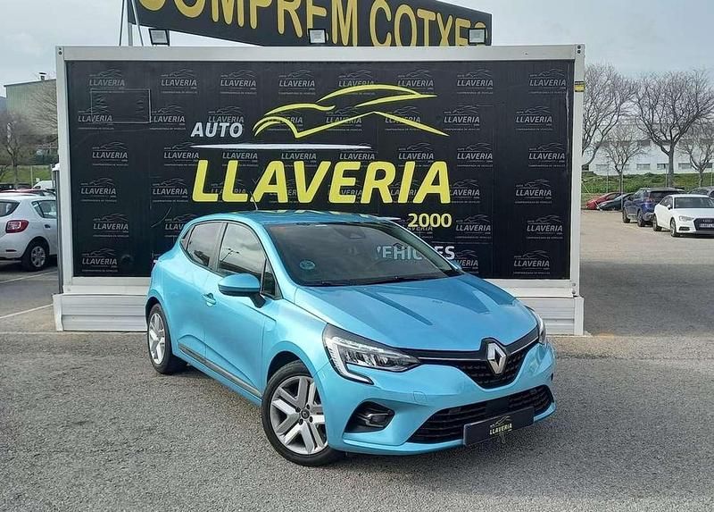 Usado Renault Clio V Intens 101 CV (74 kW) 2020 Azul Utilitario