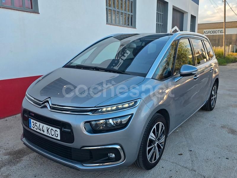 Gris / plata Usado 2017 Citroën Grand C4 Picasso PureTech Monovolumen | 11.500 € (Precio justo) - Imagen 1/4