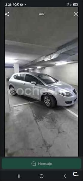 Usado Seat Leon Style 102 HP (75 kW) 2009 Cinzento Citadino