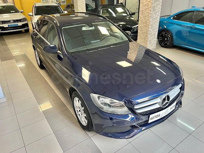 Usado Mercedes C220 170 CV (125 kW) 2016 Azul Familiar