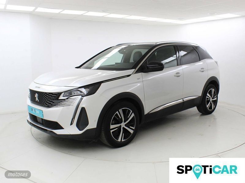 Gris Usado 2021 Peugeot 3008 GT SUV | 23.390 € - Imagen 1/4