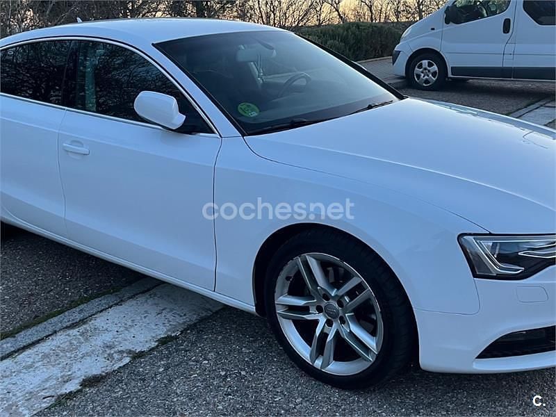 Usado Audi A5 Sportback 150 CV (110 kW) 2016 Blanco Utilitario