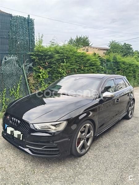 Usado Audi S3 300 CV (220 kW) 2014 Negro Berlina