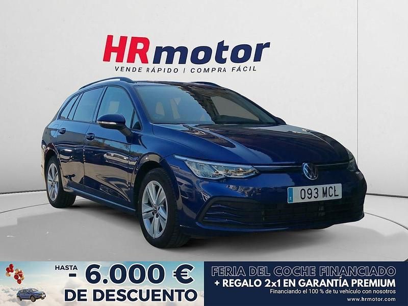 Azul Usado 2022 VW Golf VIII Life Familiar | 20.890 € (Precio justo) - Imagen 1/4