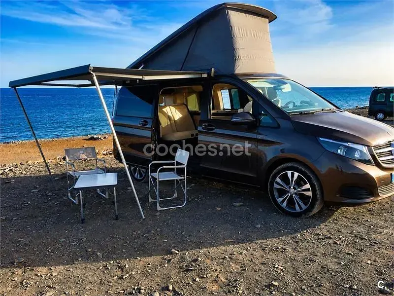 Usado Mercedes V220 Marco Polo 163 CV (119 kW) 2016 Marrón Monovolumen