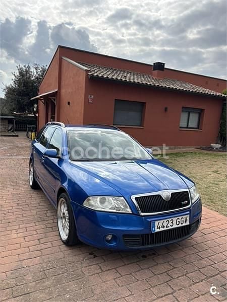 Usado Skoda Octavia RS 170 CV (125 kW) 2008 Azul Familiar