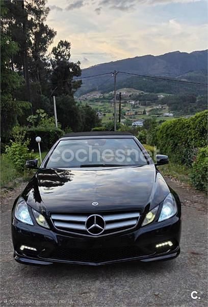 Usado Mercedes E350 Avantgarde 231 CV (169 kW) 2010 Negro Descapotable