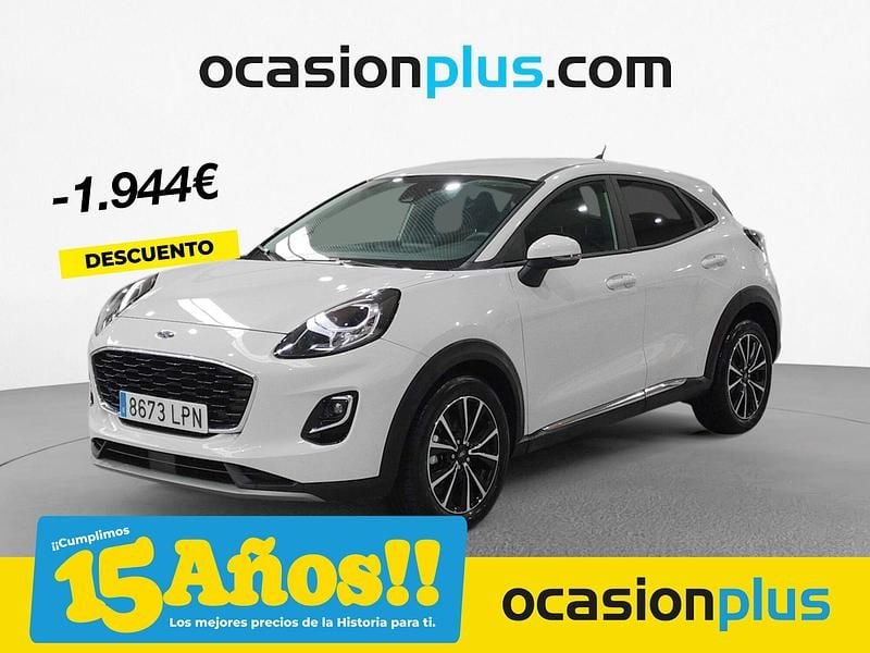Blanco Usado 2021 Ford Puma Gen-E Titanium Recogida | 19.190 € (Precio justo) - Imagen 1/4