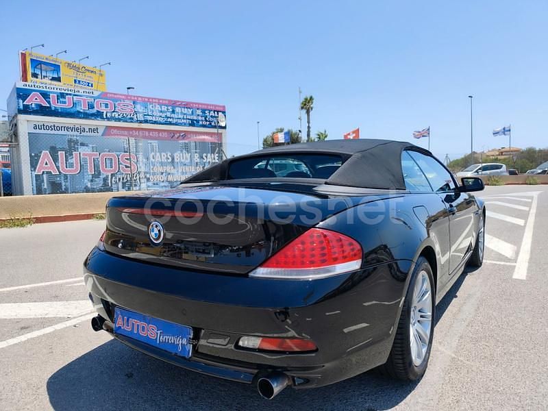 Usado BMW 630 Cabriolet 258 CV (189 kW) 2006 Negro Descapotable