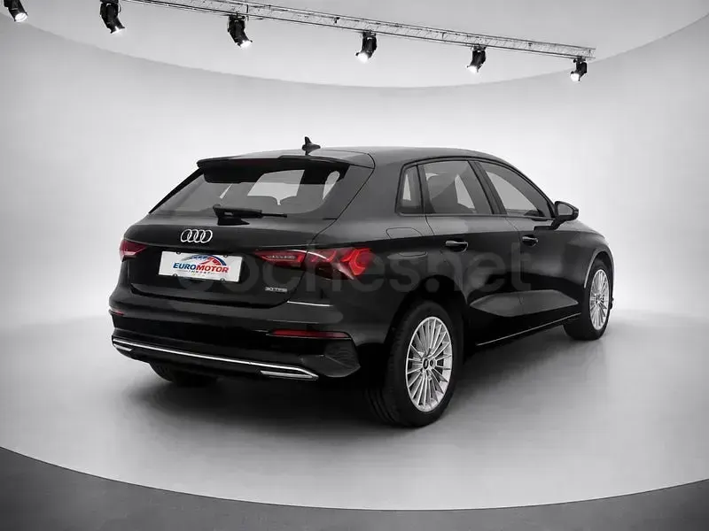 Usado Audi A3 S-Line 110 CV (80 kW) 2023 Negro Berlina