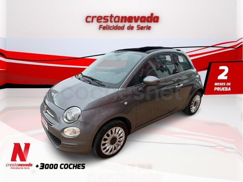 Usado Fiat 500C Lounge 69 CV (50 kW) 2020 Gris / plata Descapotable