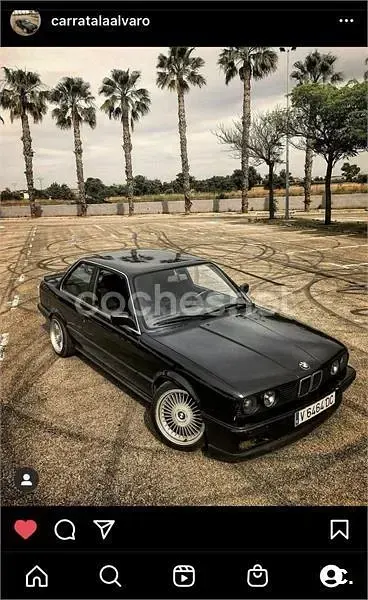 Usado BMW 325 190 CV (139 kW) 1992 Negro Coupe