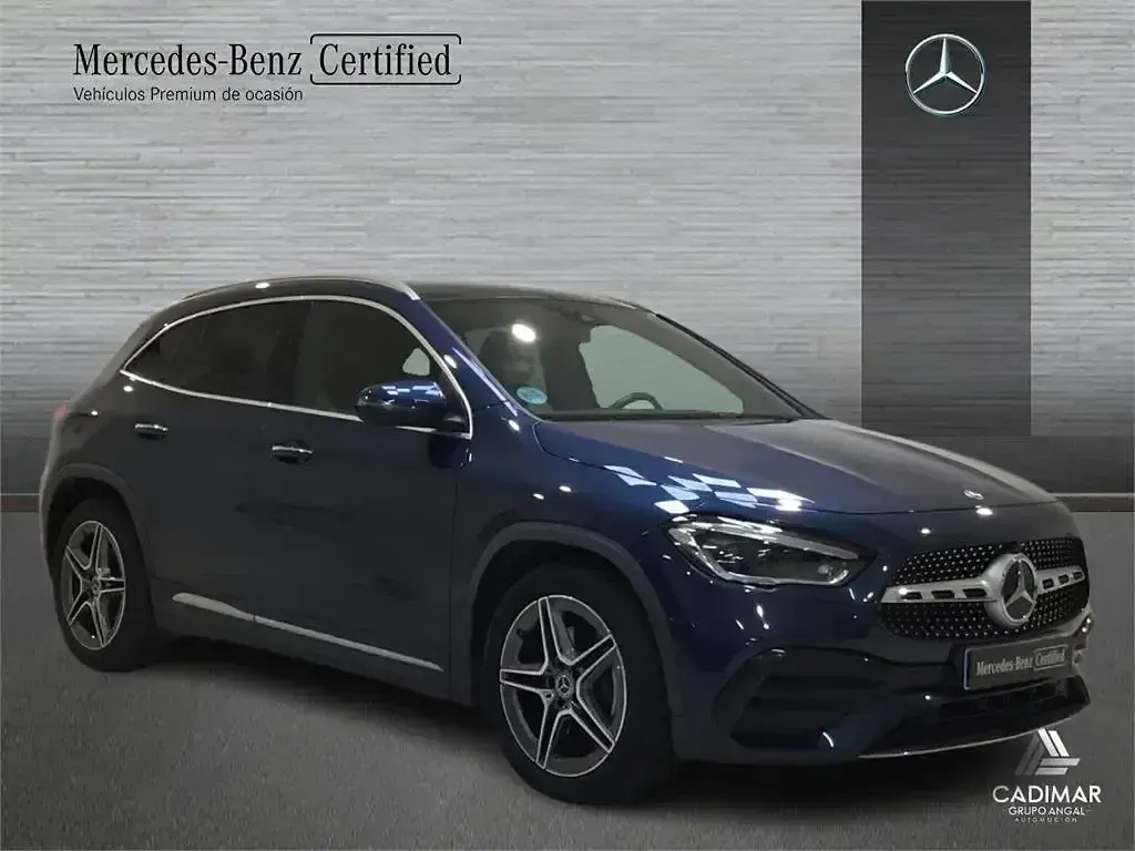 Brugt Mercedes GLA200 AMG line 150 HK (110 kW) 2021 Blå SUV
