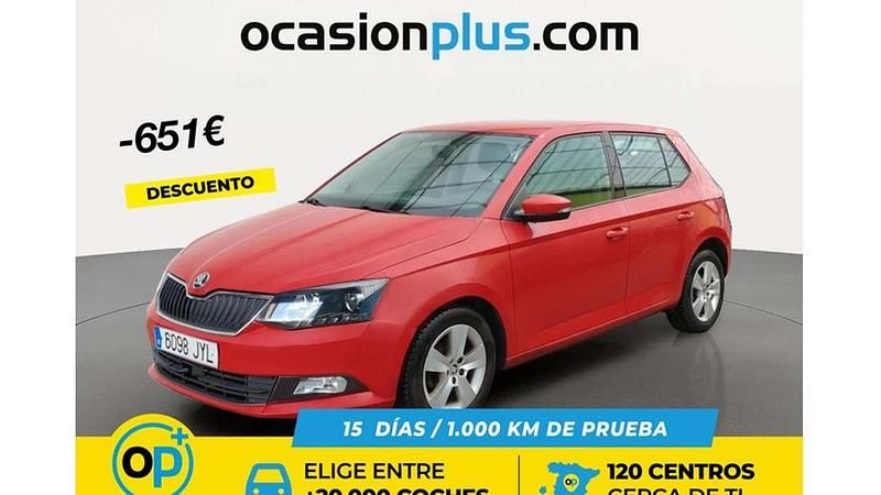 Usado Skoda Fabia 75 CV (55 kW) 2017 Rojo Utilitario