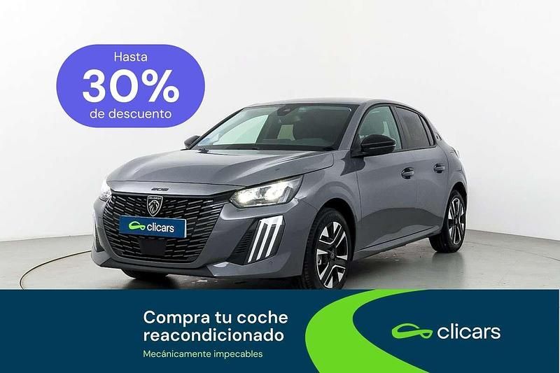 Usado Peugeot e-208 Allure 114 kW (156 CV) 2025 Gris Utilitario