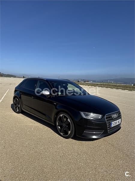 Usado Audi A3 S-Line 150 CV (110 kW) 2015 Negro Berlina