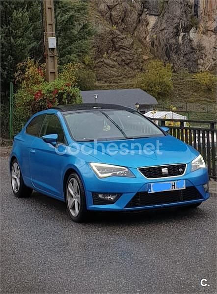 Usado Seat Leon SC FR 150 CV (110 kW) 2013 Azul Utilitario