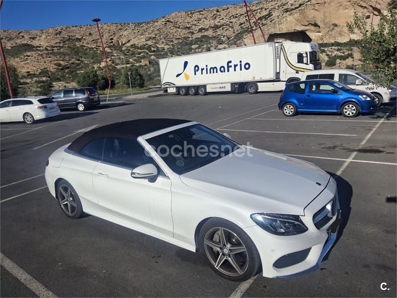 Usado Mercedes C300 245 CV (180 kW) 2016 Blanco Descapotable