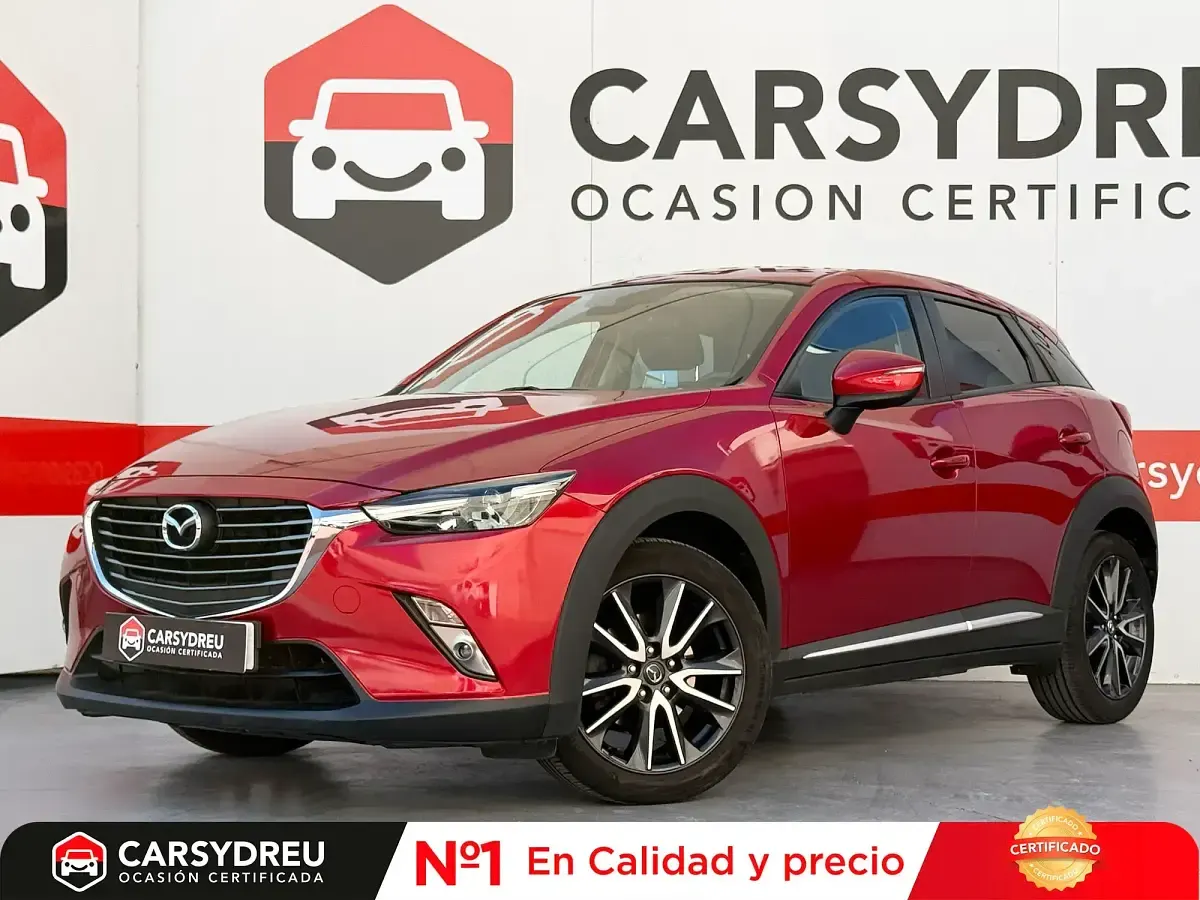 Begagnad Mazda CX-3 Luxury 120 HK (88 kW) 2018 Röd SUV