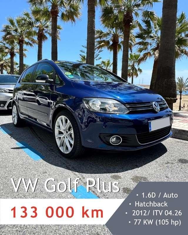 Azul Usado 2012 VW Golf Plus Advance Monovolumen | 10.800 € (Precio justo) - Imagen 1/4