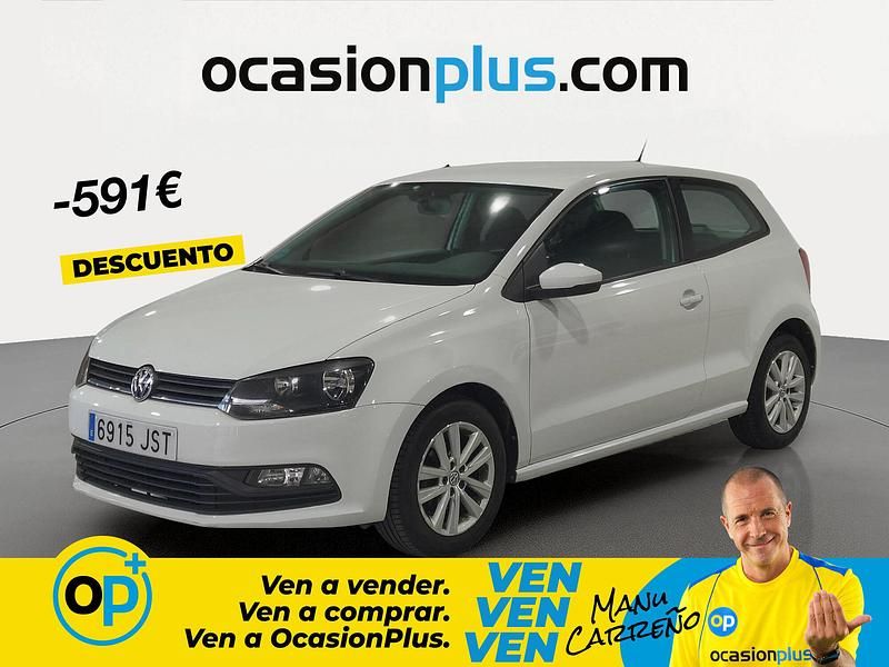 Usado VW Polo 75 CV (55 kW) 2016 Blanco Utilitario
