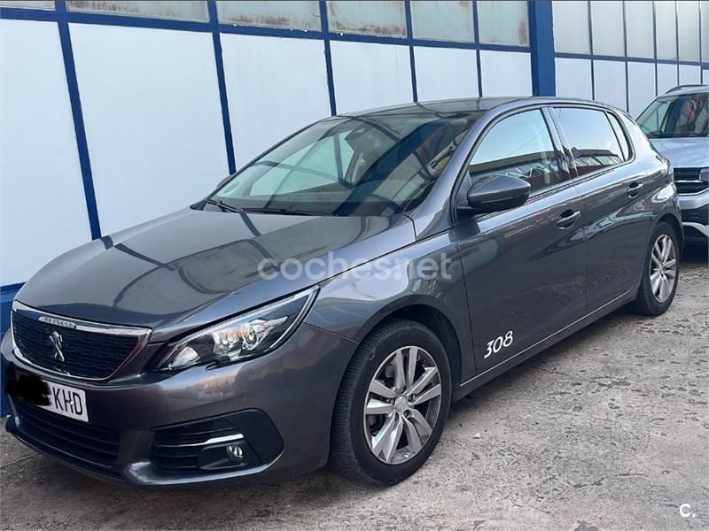 Gris / plata Usado 2018 Peugeot 308 Active Berlina | 9500 € (Precio justo) - Imagen 1/4