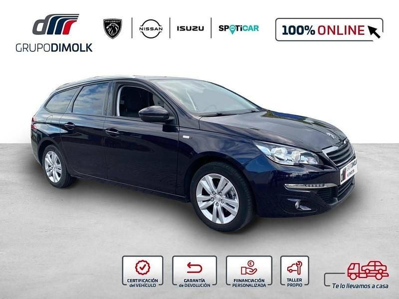 Usado Peugeot 308 SW Active 130 CV (95 kW) 2017 Azul Familiar