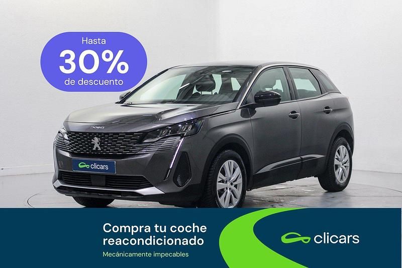 Usado Peugeot 3008 Active 130 CV (95 kW) 2021 Gris / plata SUV