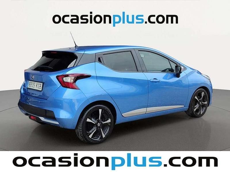 Usado Nissan Micra S 90 CV (66 kW) 2017 Azul Utilitario