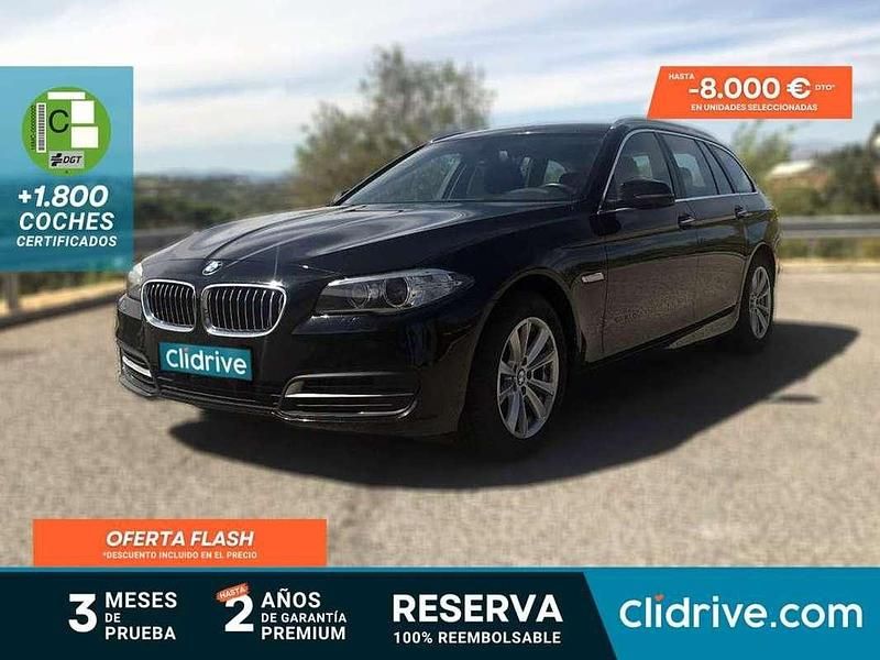 Negro Usado 2016 BMW 520 Familiar | 14.890 € (Precio justo) - Imagen 1/4
