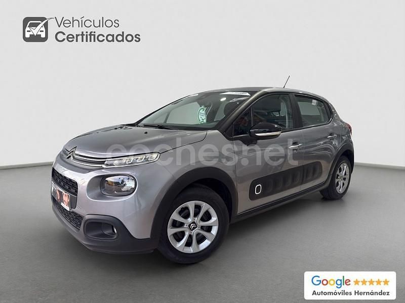 Gris / plata Usado 2018 Citroën C3 PureTech Berlina | 10.480 € (Caro) - Imagen 1/4