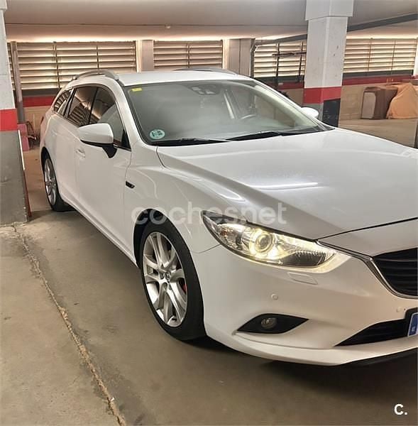 Usado Mazda 6 Luxury 150 CV (110 kW) 2014 Blanco Familiar