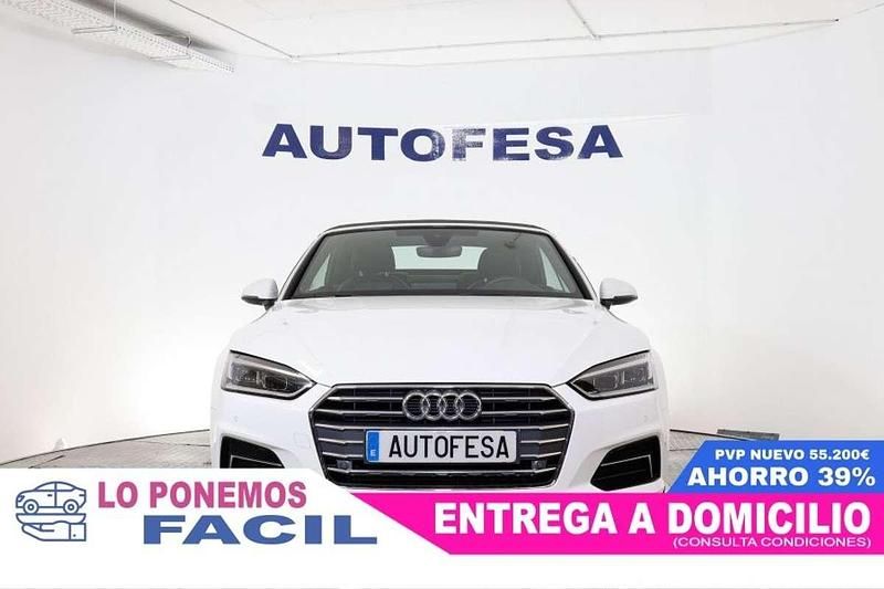 Usado Audi A5 S-Line 190 CV (139 kW) 2018 Blanco Descapotable