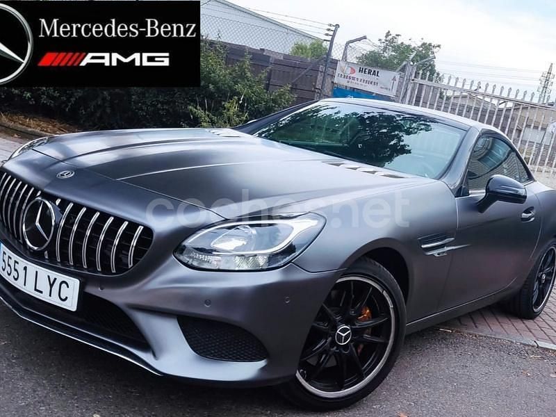 Gris / plata Usado 2017 Mercedes SLC200 Descapotable | 28.500 € (Precio justo) - Imagen 1/4