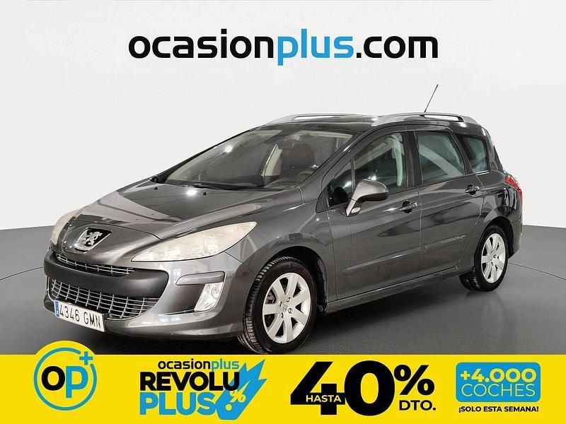 Usado Peugeot 308 Sport 120 CV (88 kW) 2009 Gris Familiar