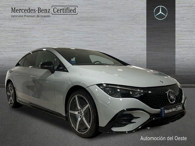 Usado Mercedes EQE350 Edition 214 kW (292 CV) 2023 Manufaktur gris alpino Berlina