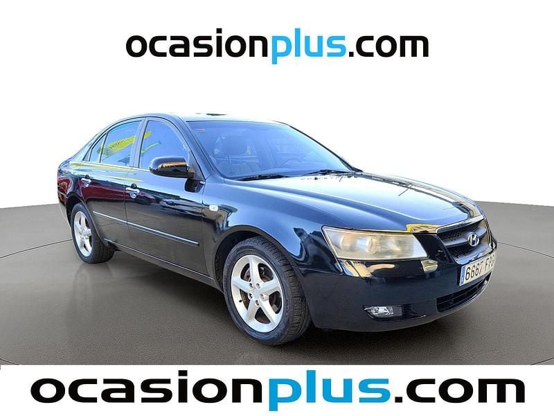 Usado Hyundai Sonata Comfort 140 CV (102 kW) 2007 Negro Berlina
