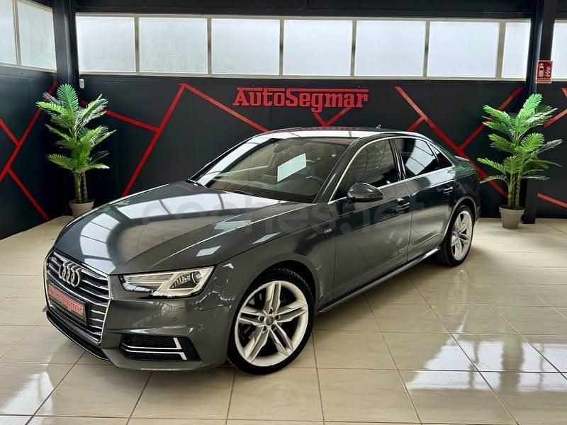 Usado Audi A4 S-Line 150 CV (110 kW) 2017 Gris / plata Berlina