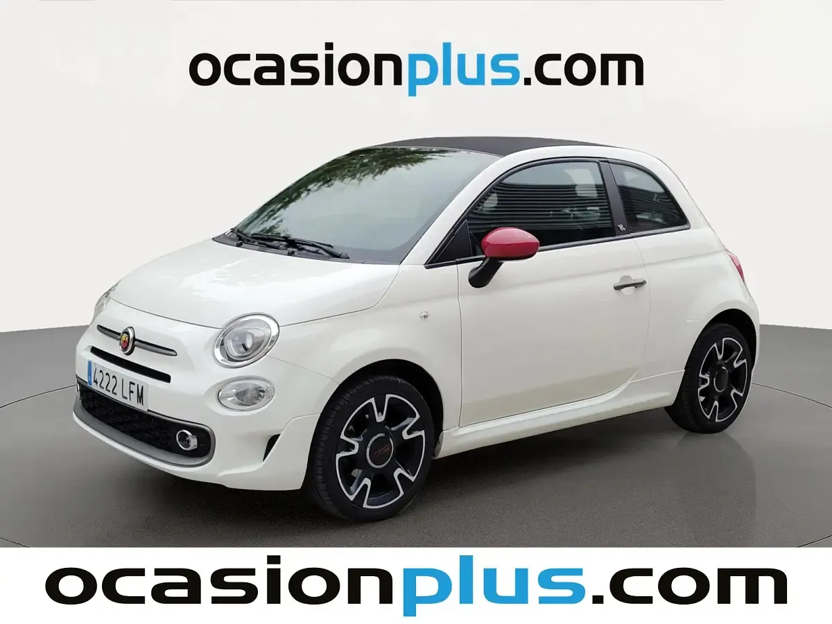 Usado Fiat 500C S 69 CV (50 kW) 2020 Blanco Descapotable