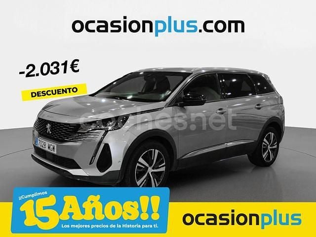 Gris / plata Usado 2023 Peugeot 5008 Allure Monovolumen | 22.350 € (Precio justo) - Imagen 1/4