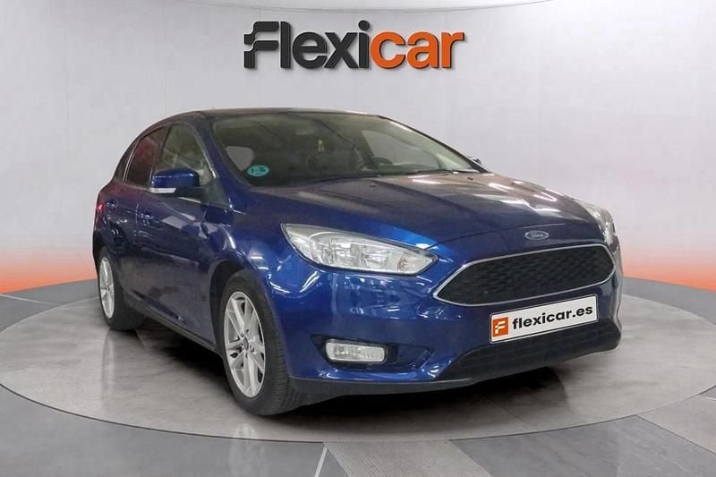 Azul Usado 2017 Ford Focus Trend+ Berlina | 10.990 € (Precio justo) - Imagen 1/4
