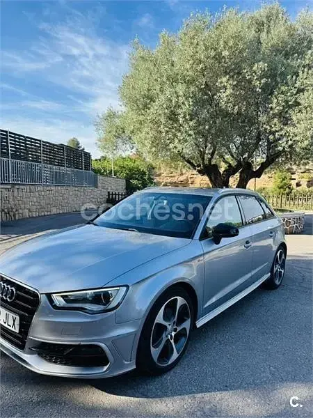 Usado Audi A3 S-Line 110 CV (80 kW) 2016 Gris / plata Berlina