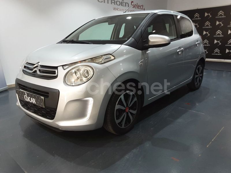 Usado Citroën C1 PureTech 82 CV (60 kW) 2017 Gris plata Utilitario