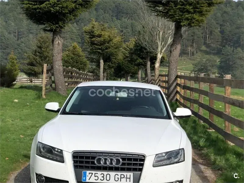 Usado Audi A5 170 CV (125 kW) 2009 Blanco Coupe